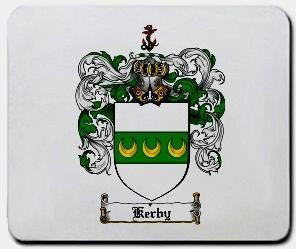 Kerby coat of arms mouse pad