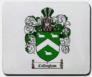 Collingham coat of arms mouse pad
