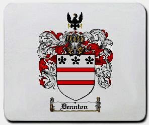 Dennton coat of arms mouse pad