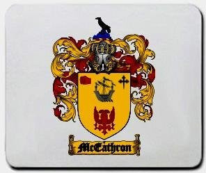 Mceathron coat of arms mouse pad
