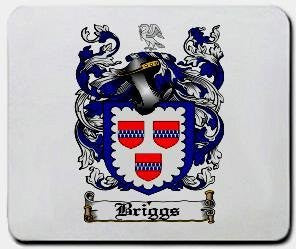 Briggs coat of arms mouse pad
