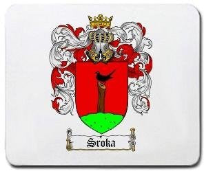 Sroka coat of arms mouse pad