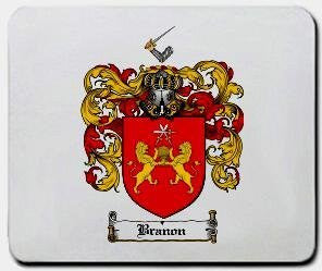 Branon coat of arms mouse pad