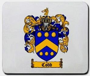 Codd coat of arms mouse pad