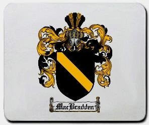 Macbradden coat of arms mouse pad
