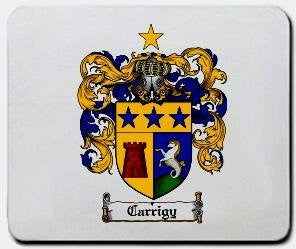 Carrigy coat of arms mouse pad