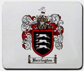 Berrington coat of arms mouse pad