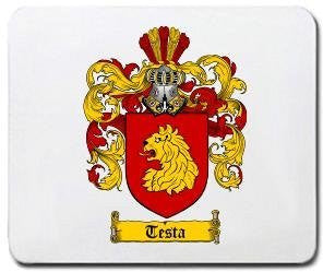 Testa coat of arms mouse pad