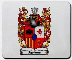 Aycinena coat of arms mouse pad