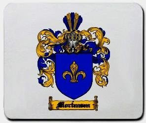Mortensen coat of arms mouse pad