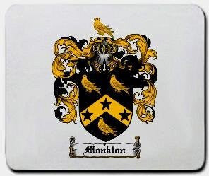 Monkton coat of arms mouse pad