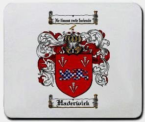 Haderwick coat of arms mouse pad