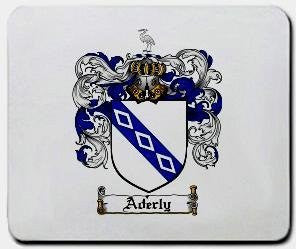 Aderly coat of arms mouse pad