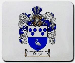 Garza coat of arms mouse pad