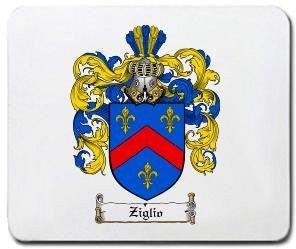 Ziglio coat of arms mouse pad