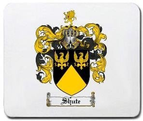 Shute coat of arms mouse pad