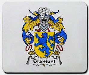 Gramunt coat of arms mouse pad