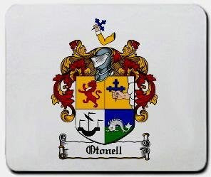 Otonell coat of arms mouse pad