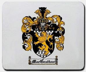 Macgratton coat of arms mouse pad