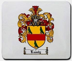 Lumly coat of arms mouse pad
