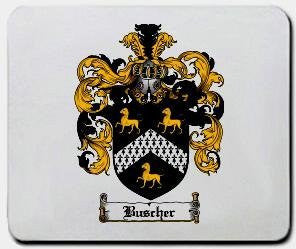 Buscher coat of arms mouse pad