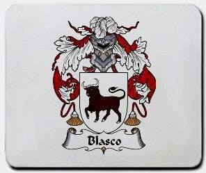 Blasco coat of arms mouse pad