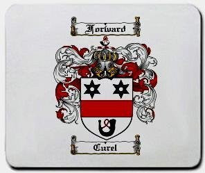 Curel coat of arms mouse pad