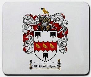 O'brolloghan coat of arms mouse pad