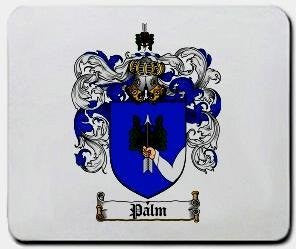 Palm coat of arms mouse pad