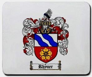 Rhyner coat of arms mouse pad