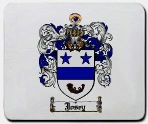 Josey coat of arms mouse pad