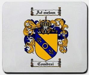 Combrai coat of arms mouse pad