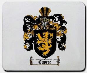 Capece coat of arms mouse pad