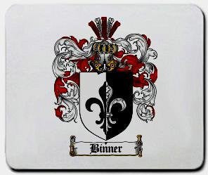 Binner coat of arms mouse pad