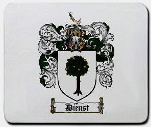 Dienst coat of arms mouse pad