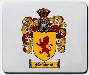 Rowland coat of arms mouse pad