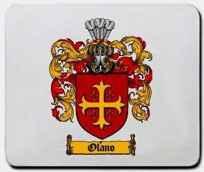 Olano coat of arms mouse pad