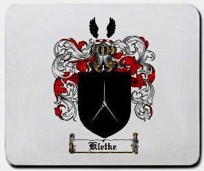 Kletke coat of arms mouse pad