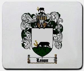 Lenon coat of arms mouse pad