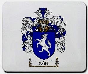 Oliff coat of arms mouse pad