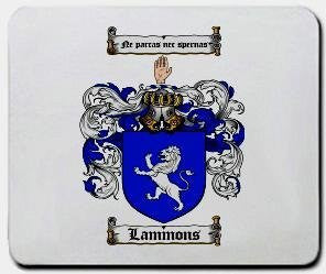 Lammons coat of arms mouse pad
