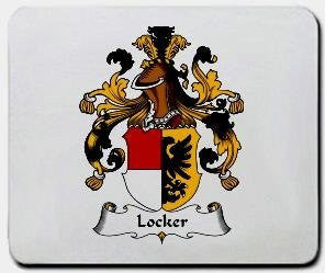 Locker coat of arms mouse pad