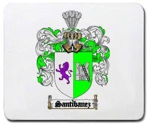 Santibanez coat of arms mouse pad