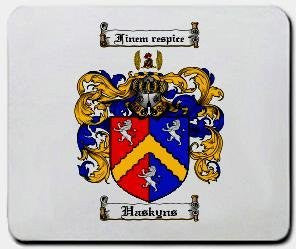 Haskyns coat of arms mouse pad