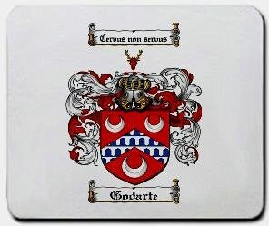 Godarte coat of arms mouse pad