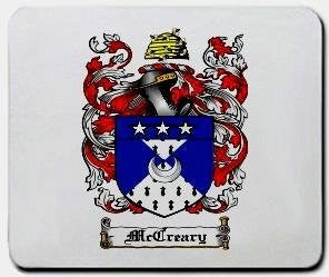 Mccreary coat of arms mouse pad