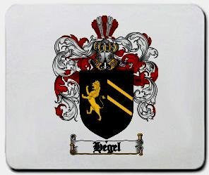 Hegel coat of arms mouse pad