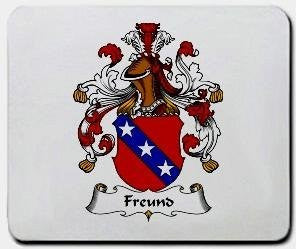 Freund coat of arms mouse pad