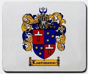 Luermann coat of arms mouse pad