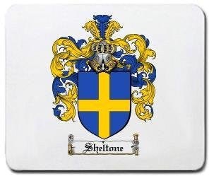 Sheltone coat of arms mouse pad